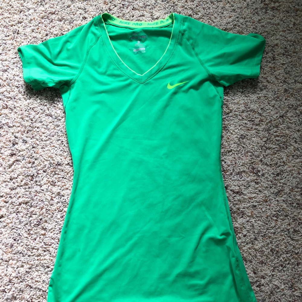 Nike dri fit v neck shirt
